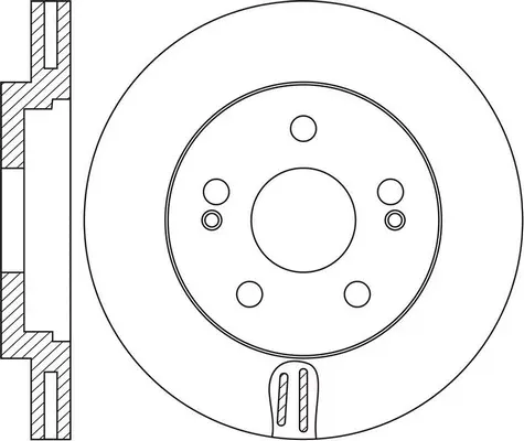 Brake Disc (FR0776V)