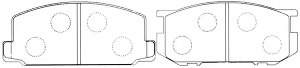 Brake Pad Set, disc brake (FP1035)