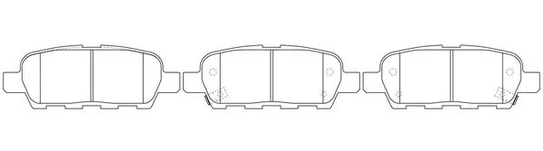 Brake Pad Set, disc brake (FP0905)