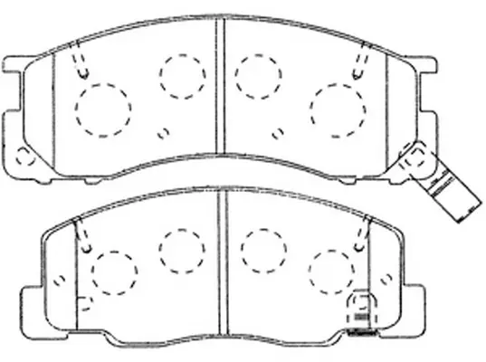 Brake Pad Set, disc brake (FP1063)