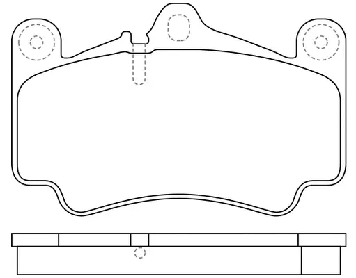 Brake Pad Set, disc brake (FP0916)