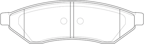 Brake Pad Set, disc brake (FP1030)