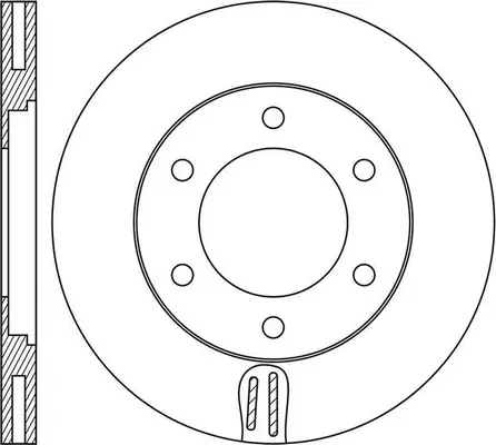 Brake Disc (FR0766V)