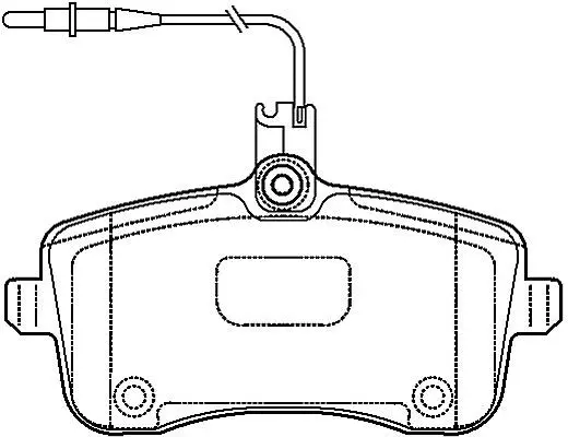 Brake Pad Set, disc brake (FP2335E)