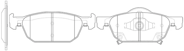 Brake Pad Set, disc brake (FP8194)