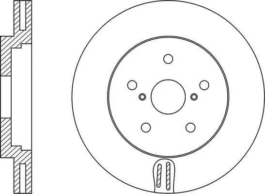 Brake Disc (FR0582V)
