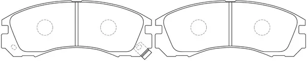 Brake Pad Set, disc brake (FP0530)