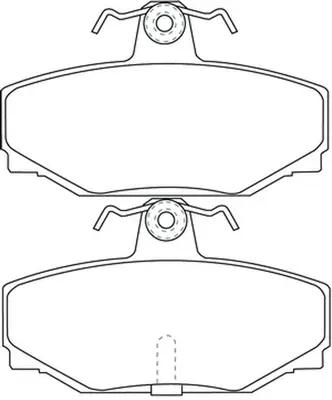 Brake Pad Set, disc brake (FP6362)