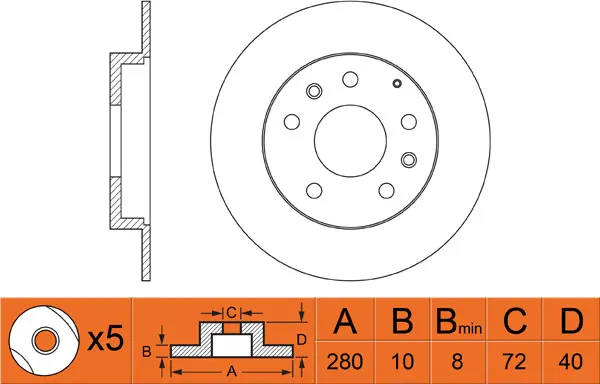 Brake Disc (FR0320)