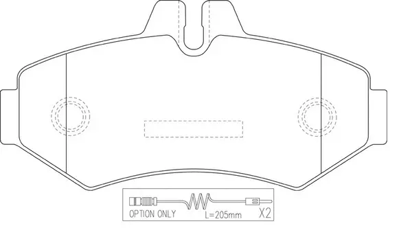 Brake Pad Set, disc brake (FP0928E)