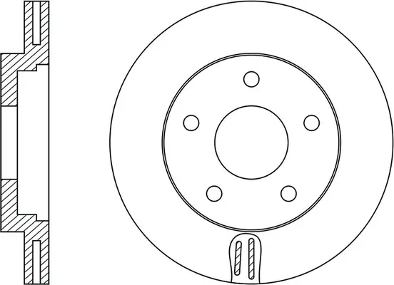 Brake Disc (FR0625V)
