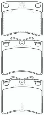 Brake Pad Set, disc brake (FP0703)