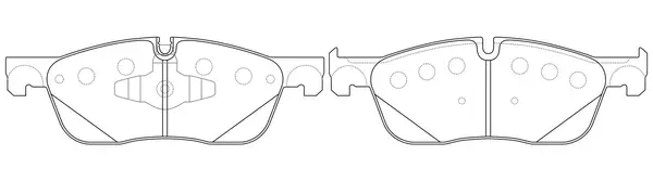 Brake Pad Set, disc brake (FP1838)