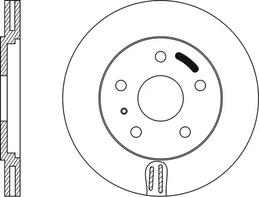 Brake Disc (FR0154V)