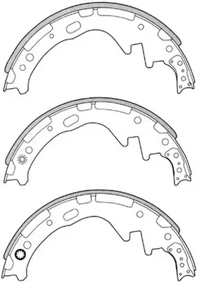 Brake Shoe Set (FT2129)