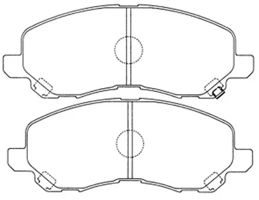 Brake Pad Set, disc brake (FP0866)