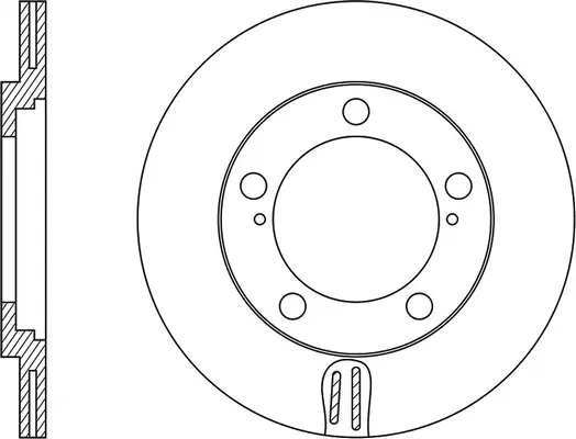 Brake Disc (FR0596V)