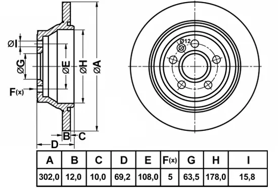 Brake Disc (FR0903)