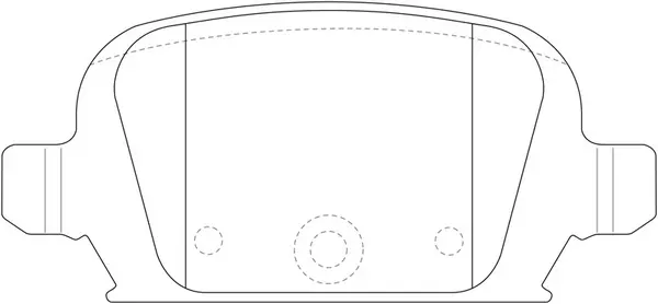 Brake Pad Set, disc brake (FP1533)