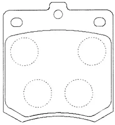 Brake Pad Set, disc brake (FP0042)