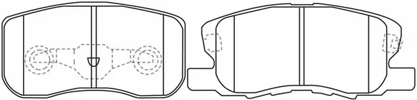 Brake Pad Set, disc brake (FP1514)