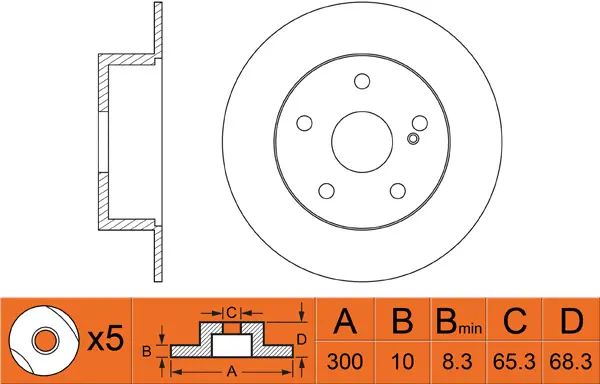 Brake Disc (FR0382)