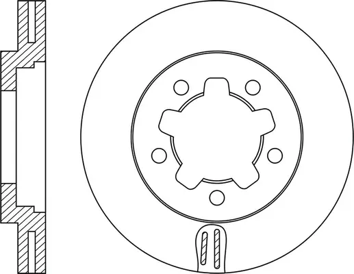 Brake Disc (FR0908V)