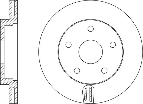 Brake Disc (FR0651V)
