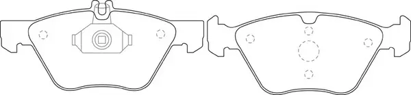 Brake Pad Set, disc brake (FP0740)