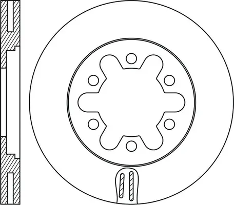 Brake Disc (FR0934V)