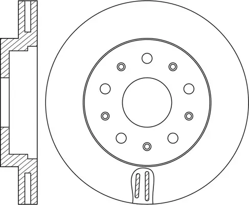 Brake Disc (FR0165V)