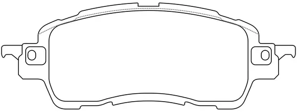 Brake Pad Set, disc brake (FP1852)