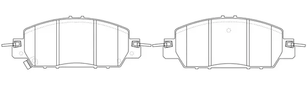 Brake Pad Set, disc brake (FP1860)