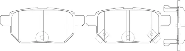 Brake Pad Set, disc brake (FP1354)