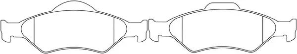 Brake Pad Set, disc brake (FP1460)