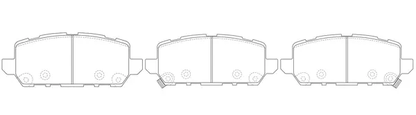 Brake Pad Set, disc brake (FP1841)