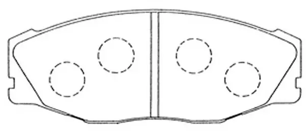 Brake Pad Set, disc brake (FP0604)
