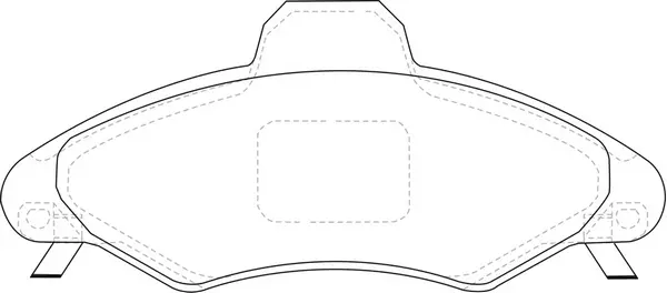 Brake Pad Set, disc brake (FP0381)