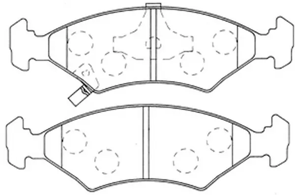 Brake Pad Set, disc brake (FP0649)