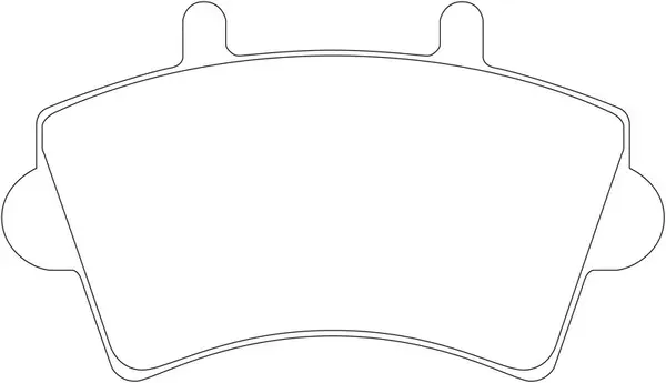 Brake Pad Set, disc brake (FP4286)