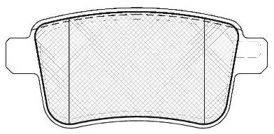 Brake Pad Set, disc brake (FP3358)