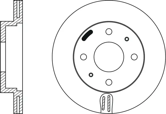 Brake Disc (FR0214V)