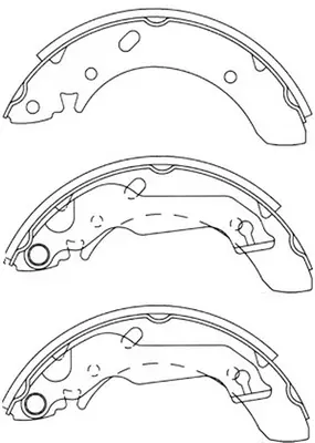 Brake Shoe Set (FT0808)