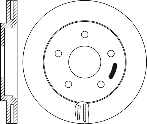 Brake Disc (FR0167V)