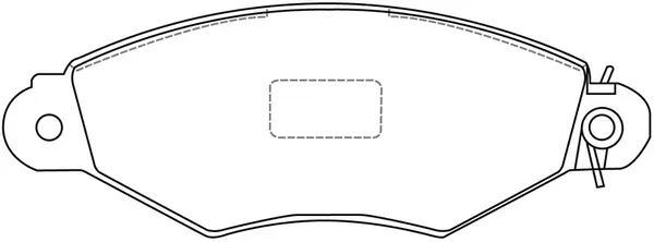 Brake Pad Set, disc brake (FP1499)