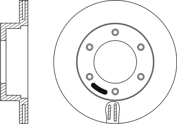 Brake Disc (FR0115V)
