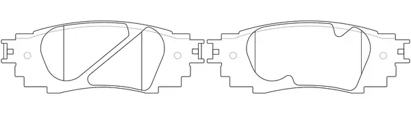 Brake Pad Set, disc brake (FP1879)