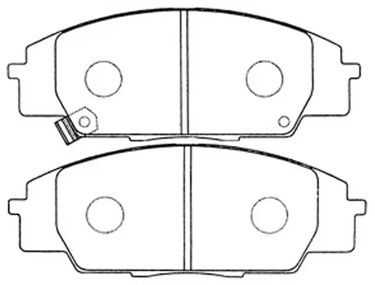 Brake Pad Set, disc brake (FP0829)