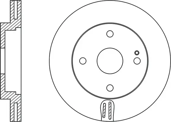 Brake Disc (FR0618V)