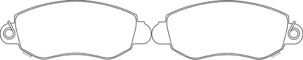 Brake Pad Set, disc brake (FP1375)